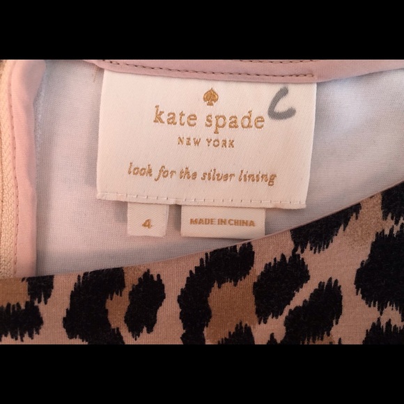 Kate Spade Leopard Print Ponte Dress - Picture 5 of 7